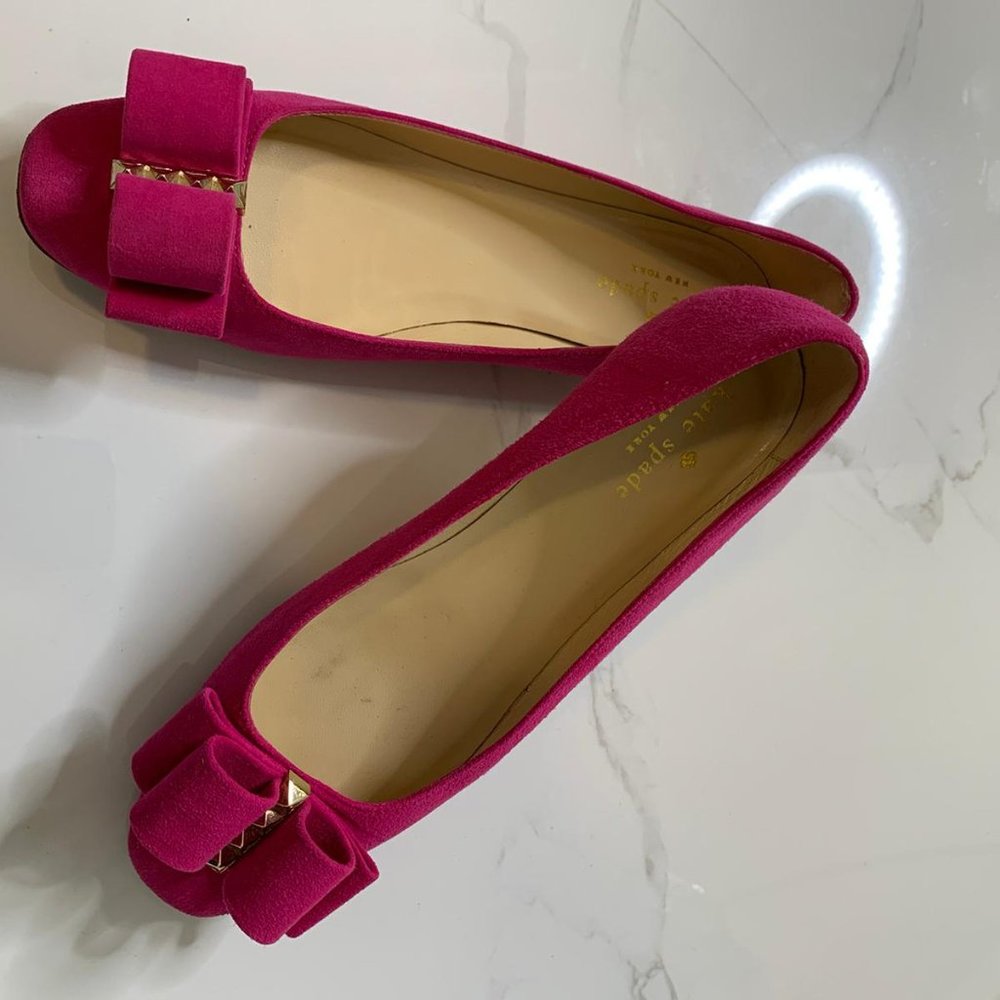 Kate Spade pink flats